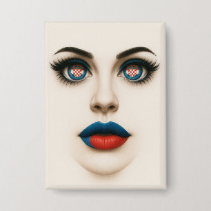 Croatian Beauty Eyes & Lips Pop Portrait