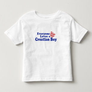 Croatian Boy Toddler T-shirt