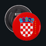 Croatian Coat of Arms, Croatia Party Bottle Opener<br><div class="desc">Bottle Opener: Croatian Coat of Arms,  customisable text Croatia opener for your birthday / wedding party,  fathers day,  holiday gifts,  national patriots / sports fans</div>