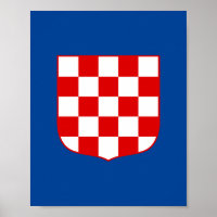 Croatian coat of arms pattern