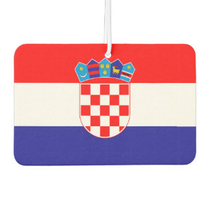 Croatian flag air freshener