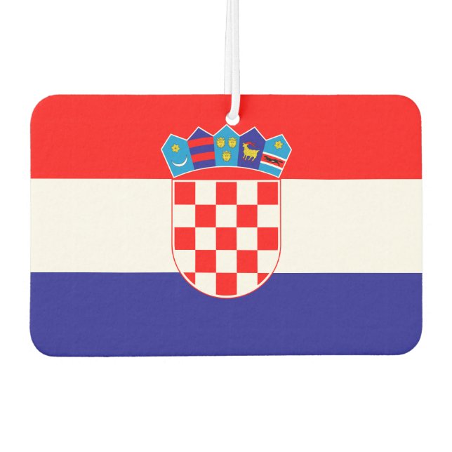 Croatian flag air freshener (Front)