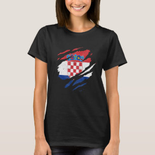 Croatian Flag Hrvatska Croatian Hrvati Croatia T-Shirt