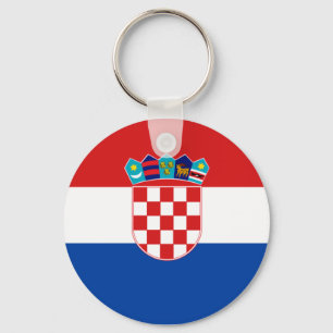 Croatian Flag Keychain