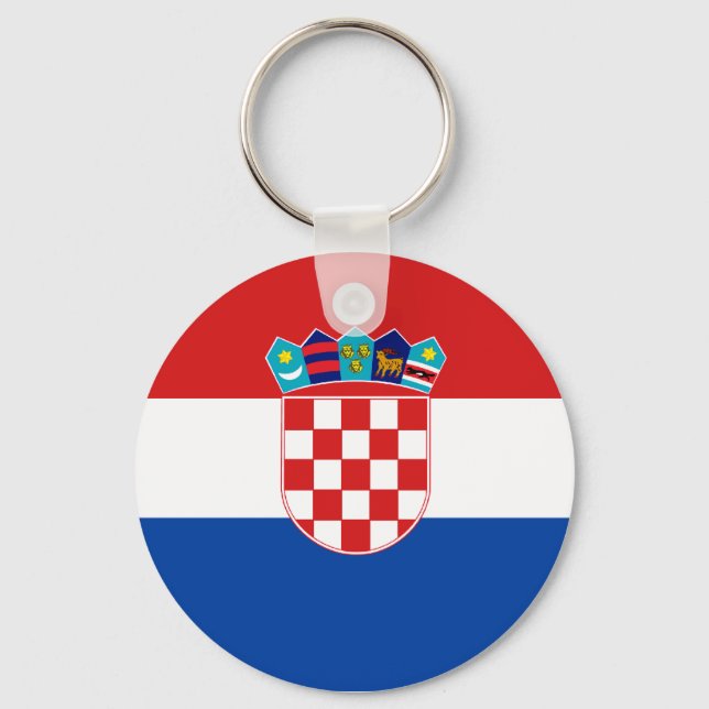 Croatian Flag Keychain (Front)