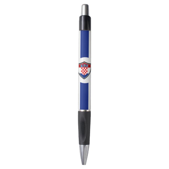 Croatian flag pen (Front Vertical)