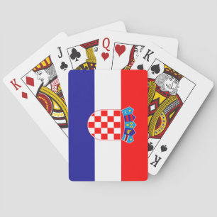 Croatian Flag Playing Cards