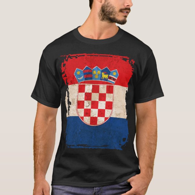 Croatian Flag T-Shirt (Front)