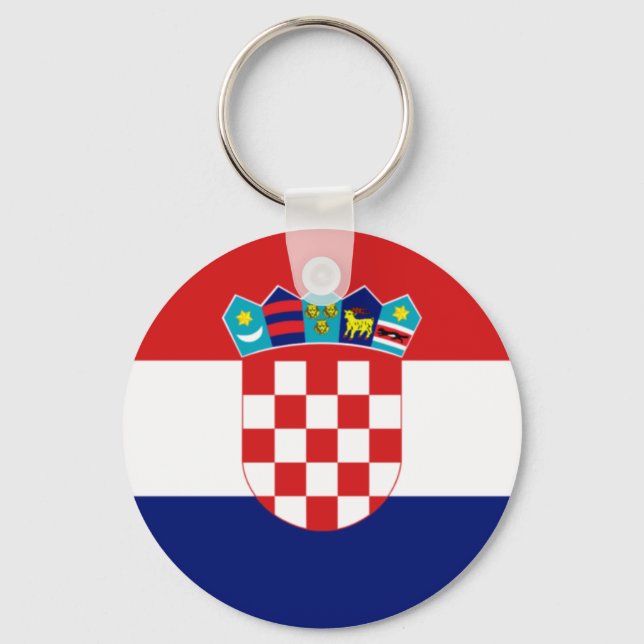 Croatian flag - Trobojnica Keychain (Front)