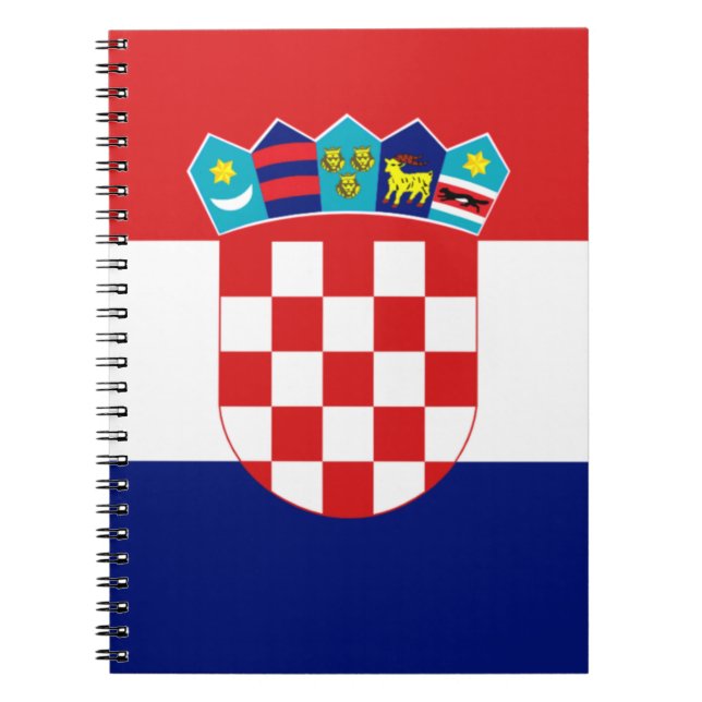 Croatian flag - Trobojnica Notebook (Front)