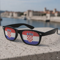Croatian Flag With Coat of Arms
