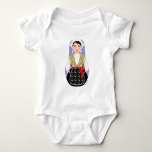Croatian, Istrian Matryoshka Baby Bodysuit