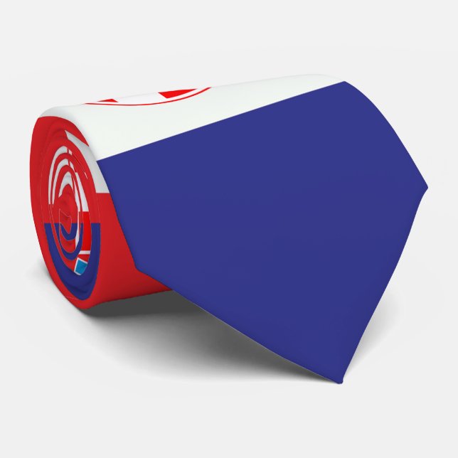 Croatian national Flag Patriotic Gifts Tie (Rolled)