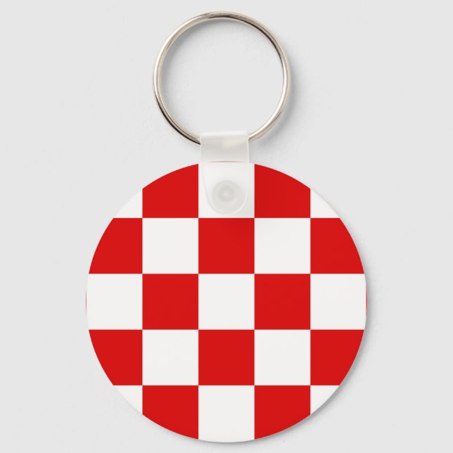 Croatian pattern coat of arms keychain (Front)