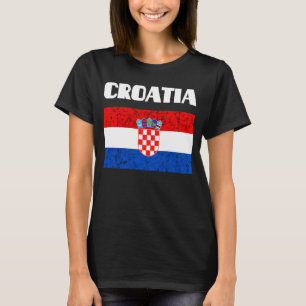 Croatian Pride Croatian Roots Croatian Flag Hrvats T-Shirt