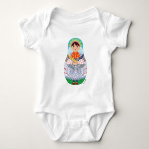 Croatian, Slavonija Matryoshka Baby Bodysuit