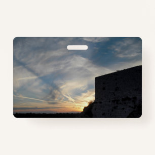 Croatian sunset badge