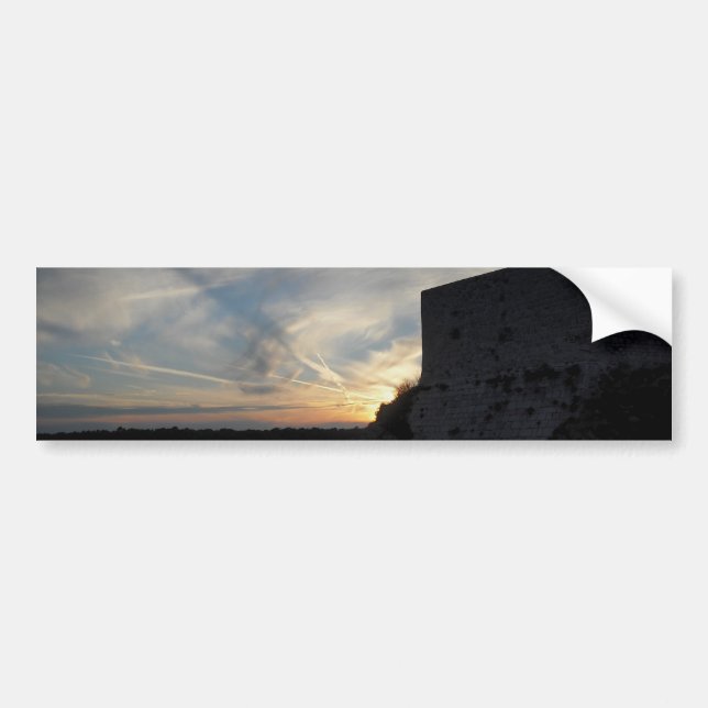 Croatian sunset bumper sticker (Front)