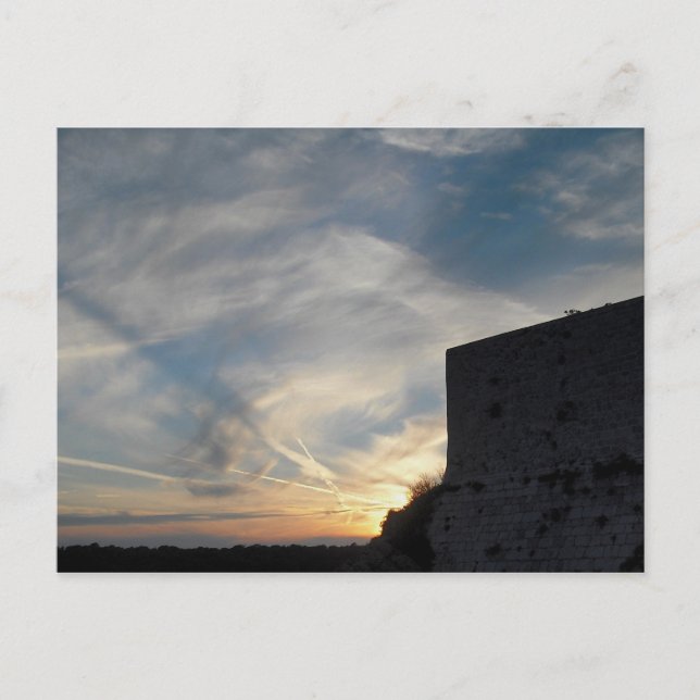 Croatian sunset postcard (Front)