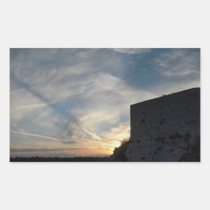 Croatian sunset sticker