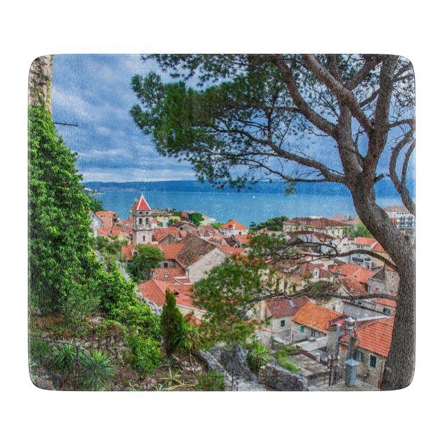 Croatian town Omis. Cutting Board (Front)
