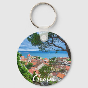 Croatian town Omis Keychain