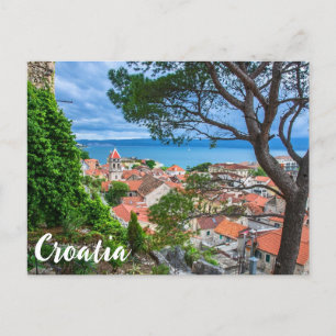 Croatian town Omis Postcard
