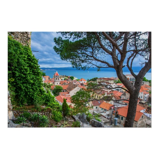 Croatian town Omis Poster (Front)