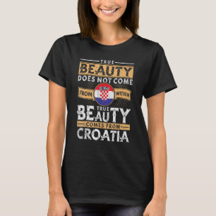 Croatian Women And Men T-Shirt