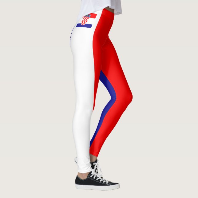 Croatie & Drapeau croate leggings / sports (Droite)