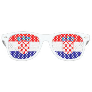 Croatie Flag Party Shades Lunettes de soleil
