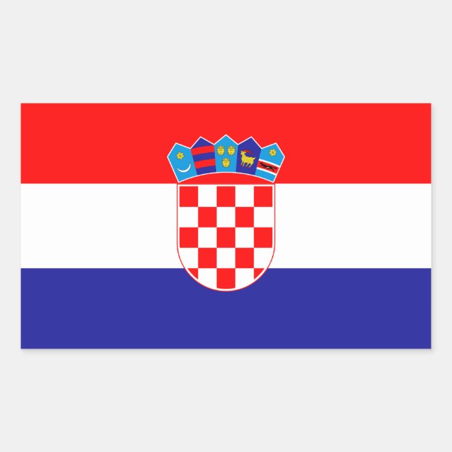 Croatie* Sticker Drapeau /Hrvatska zastava naljepn (Devant)