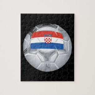Croation Soccer Ball Jigsaw Puzzle