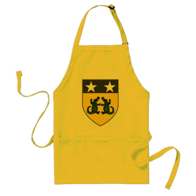 croc coat of arms standard apron (Front)