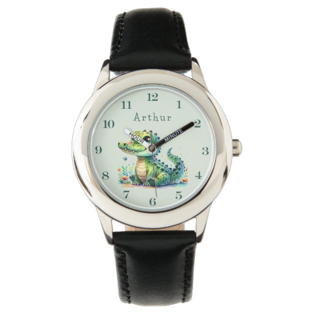 Croc O'Clock: Personalized Jungle Time Watch (Front)