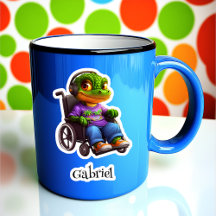 Croc on Wheels Personalized Vinyl Sticker