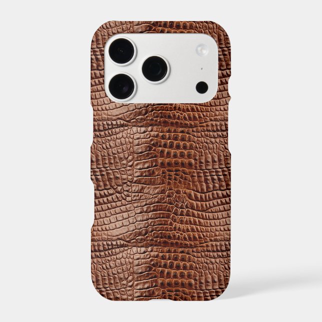 Croc Skin iPhone Case (Back)