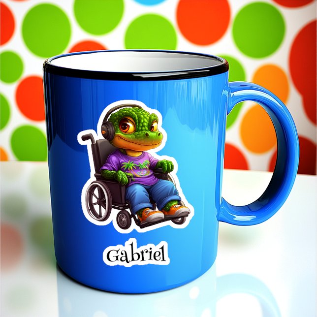 Croc sur roues Sticker Vinyl Personnalisé (Créateur téléchargé)