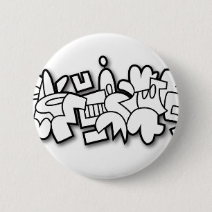 Crocbunny 2 Inch Round Button