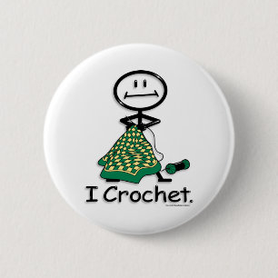 Crochet 2 Inch Round Button
