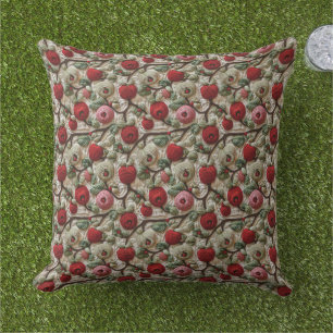 Crochet Apples Fruit  Outdoor Pillow