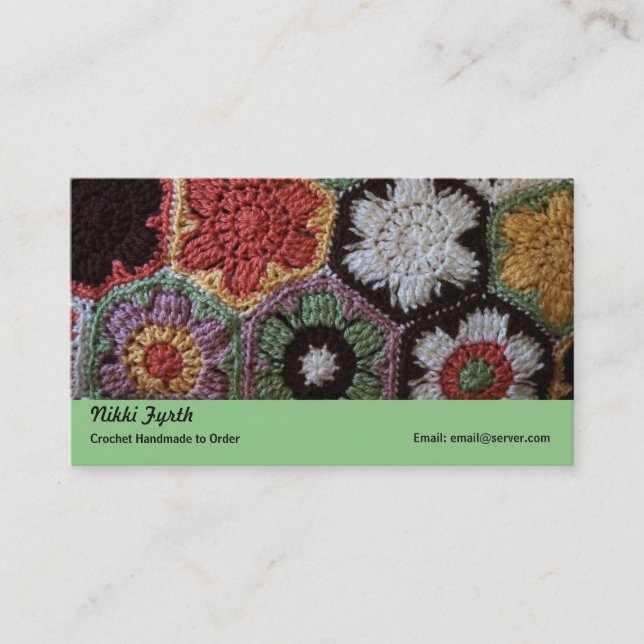 Crochet business  card (Front)