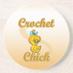 Crochet Chick Coaster