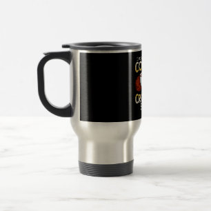 Crochet Coffee And Lover Knitter T-Shirt Travel Mug
