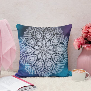 Crochet Décor Designs Lancer Oreiller