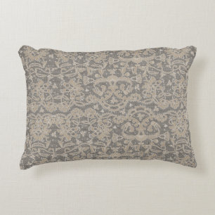 Crochet Embroidery Creation Accent Pillow