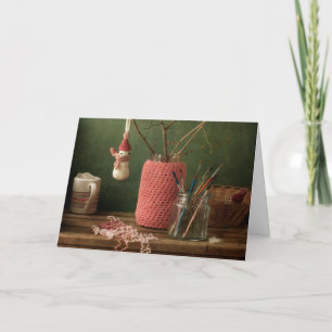 Crochet for Christmas Holiday Card