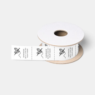 Crochet Handmade Custom Business Clothing Labels S Satin Ribbon