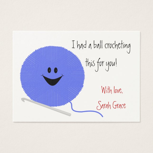 Crochet Hang Tag (Front)