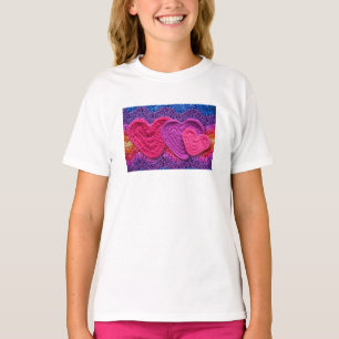 Crochet Hearts Gift for Crochet Lover T-Shirt